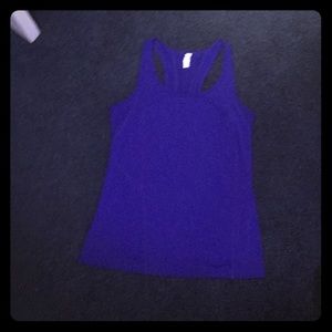 Navy Blue GapFit workout tank.